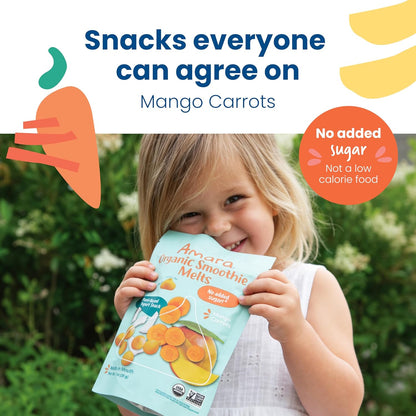Mango Carrot Organic Smoothie Melts for Babies & Toddlers - photo 3
