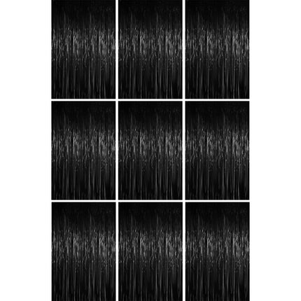 Champagne Foil Fringe Backdrop Curtains, 3.3x6.6ft, 3pcs
