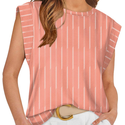 Cap Sleeve Tops for Women Summer Top Basic Tee Shirts Business Casual Tank Loose Fit 2026 Fashion