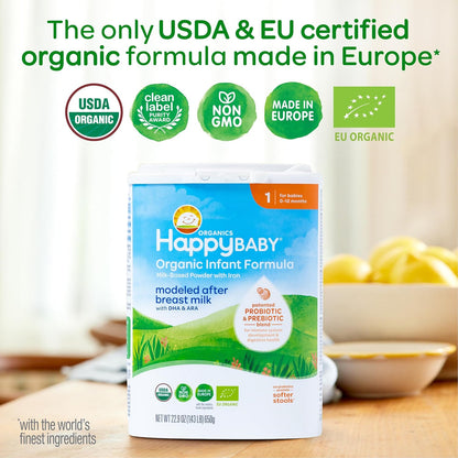 Organic Stage 1 Baby Formula, 22.9 oz - photo 2
