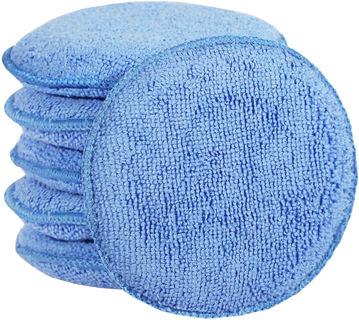 Microfiber Wax Applicator Pads, Car Wax Applicator, Buffing & Detail Polishing Foam Pads for Car Cleaning and Fine