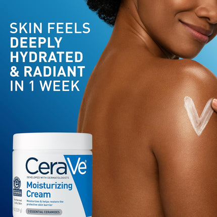 CeraVe Moisturizing Cream - texture and application