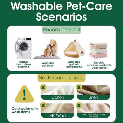 Pet Hair Dissolver for Washing Machine, Pet Hair Remover for Laundry, 96.7% Dissolution Rate, Dog Hair Remover, Cat Hair Remover, Up to 12 Months of Use, HE/Top/Front-Load Compatible, Septic Safe
