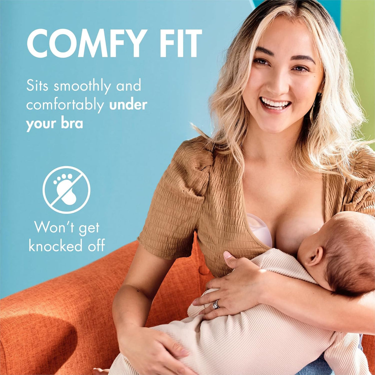 Silicone Manual Breast Pump - Passive Milk Collector - Hands Free Breast Pump for Nursing  - photo 4