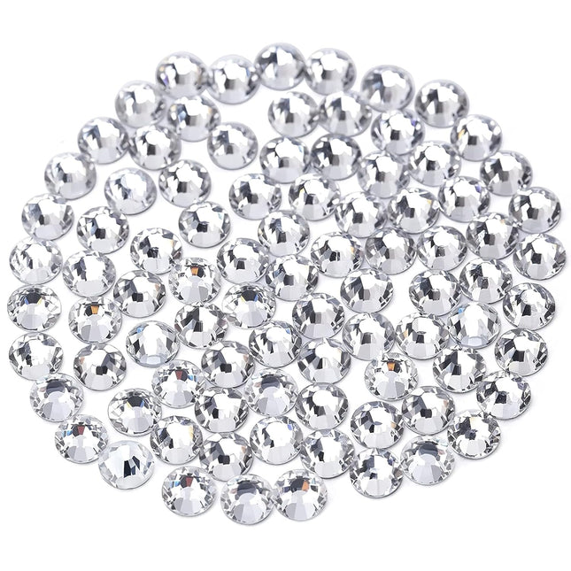 1440-Piece SS20 Crystal Clear Glass Flatback Rhinestones