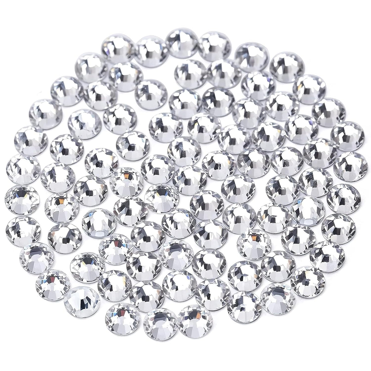 1440-Piece SS20 Crystal Clear Glass Flatback Rhinestones