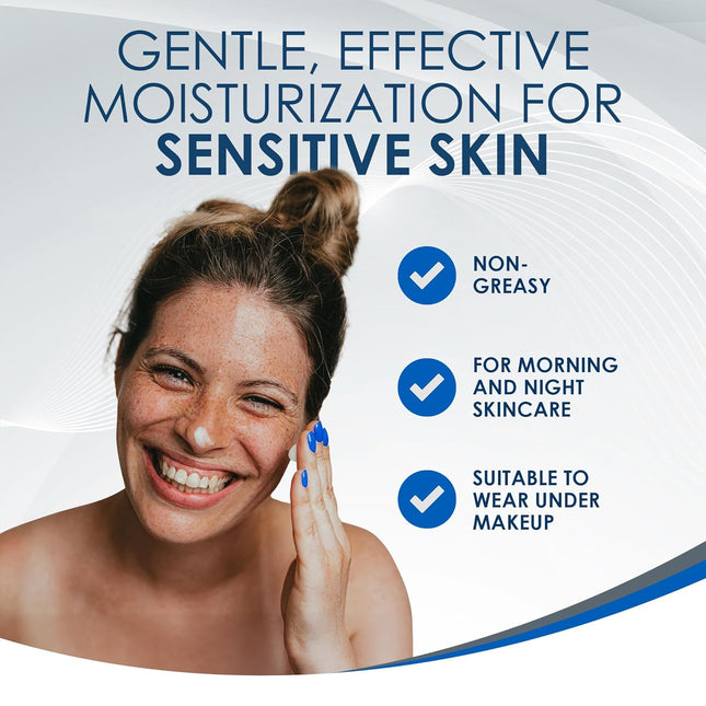 Daily Facial Moisturizer With Ceramides and Hyaluronic Acid - Formulated Without Common Irritants for - photo 2