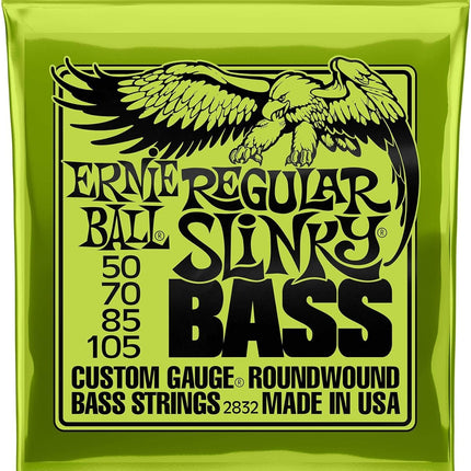 Ernie Ball 5-String Super Slinky Nickel Wound Bass Guitar Strings, 40-125 Gauge (P02824)