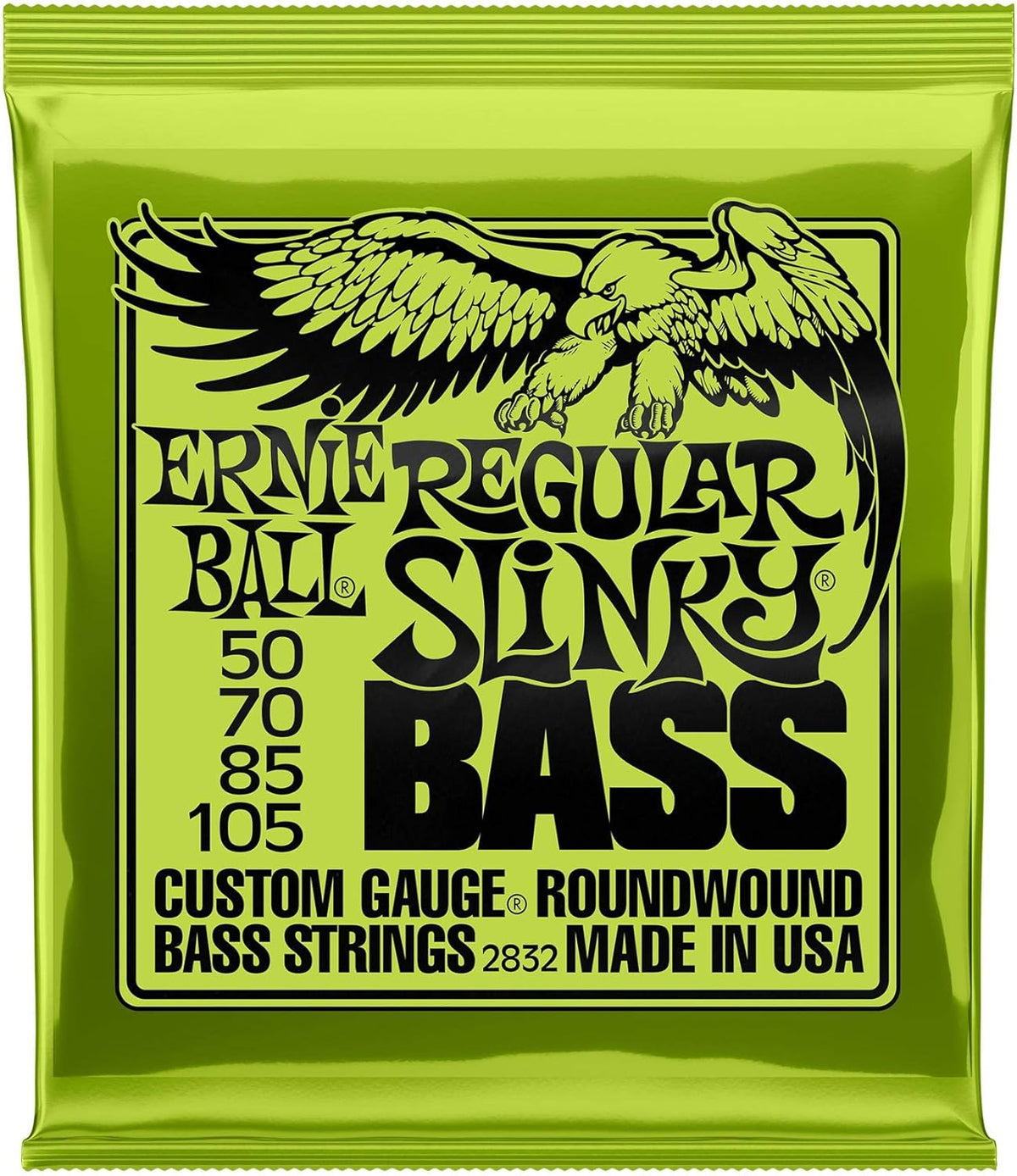 Nickel-Plated Steel Roundwound Bass Guitar Strings, 4-String Set for Low Tunings - photo 4