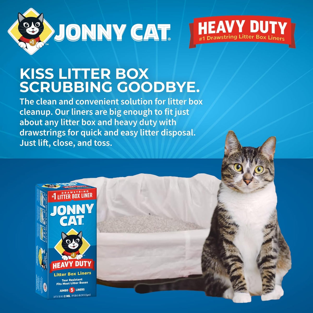 Heavy Duty Tear & Leak Resistant Litter Box Liners - photo 4