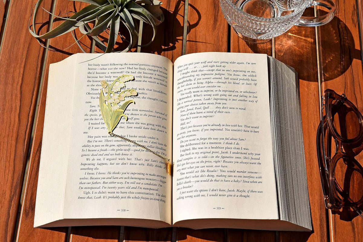 Metal Lily of the Valley Bookmark with Greeting Card & Gift Box - photo 5