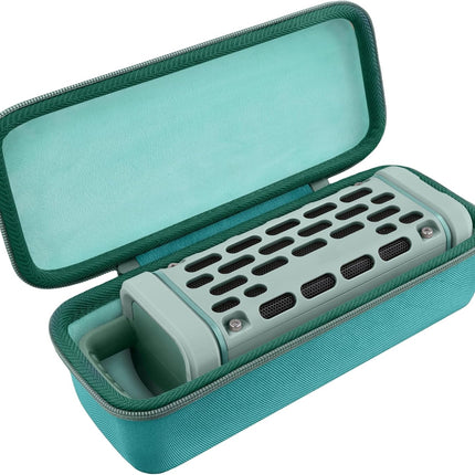 Mint Green Hard Shell Protective Storage Case for Outdoor Portable Bluetooth 5.4 Speaker