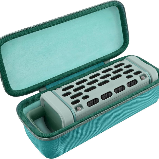 Mint Green Hard Shell Protective Storage Case for Outdoor Portable Bluetooth 5.4 Speaker