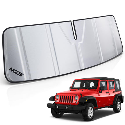 Windshield Sun Shade Compatible with Silverado Sierra 1500 2019-2026