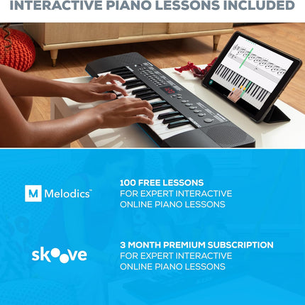 Alesis Melody 32 - Electric Keyboard Digital Piano with 32 Keys, Speakers, 300 Sounds, 300 Rhythms, 40 Songs, USB-MIDI Connectivity and Piano Lessons