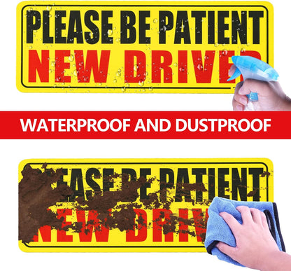 New Driver Magnet for Car, Please Be Patient Student Driver, 3Pcs New Driver Magnet Safety Warning - photo 5