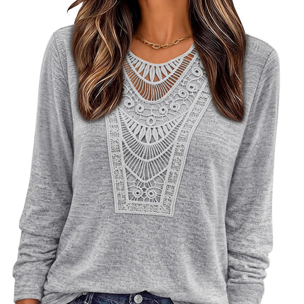 Long Sleeve Shirts for Women Boho Tops Trendy Blouses Dressy Casual