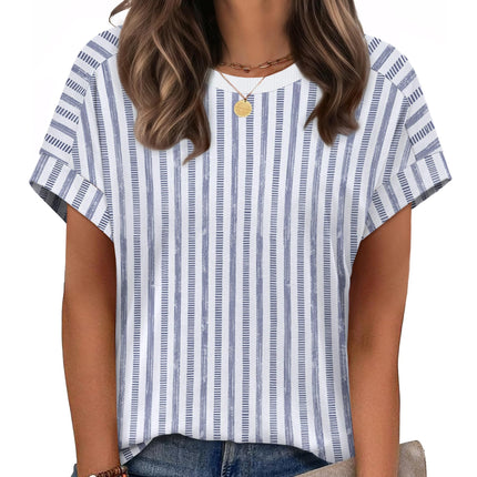 Womens Tops Short Sleeve Shirts Summer Outfits 2026 Spring Dressy Casual Clothes Clothing