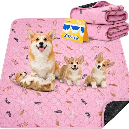 Washable Pee Pads for Dogs, Reusable Puppy Pads for Dog Playpen 2PC