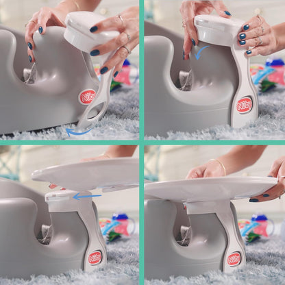 My Floor Seat Activity Tray - Easy Release, Easy Clean, White, 4+ Months - photo 2