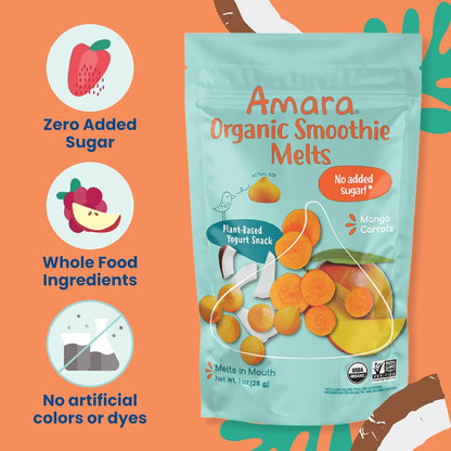 Mango Carrot Organic Smoothie Melts for Babies & Toddlers - photo 5