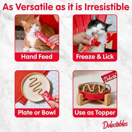 Delectables Squeeze Up Non-Seafood Variety Pack Lickable Cat Treat, 20 Count (Pack of 1)