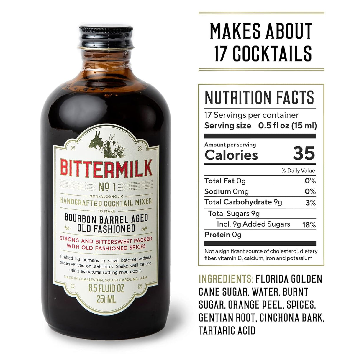 Bourbon Barrel Aged Old Fashioned Cocktail Mix - photo 2