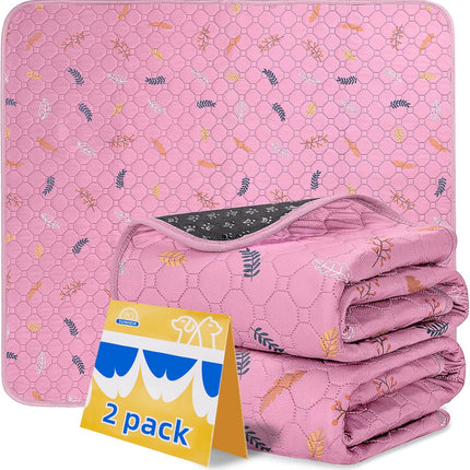 Washable Pee Pads for Dogs, Reusable Puppy Pads for Dog Playpen 2PC