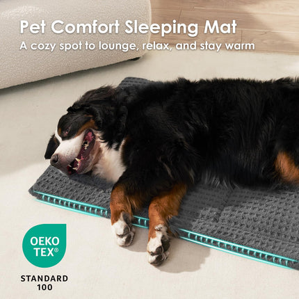 Cama lavable para perro mediano, tapete para jaula, 36x23 in. Almohadilla para perrera
