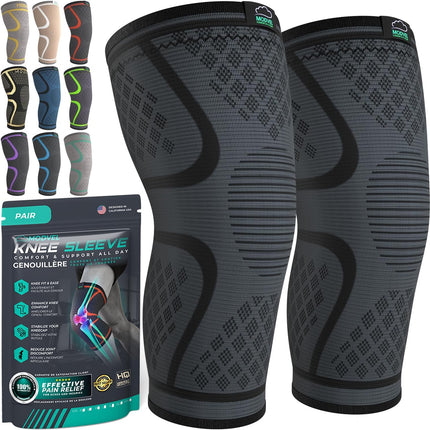 ZenPulse PulsoZen Modvel Compression Knee Brace for Women & Men 2-Pack — Health & Wellness