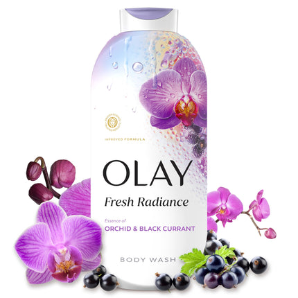 Gel de ducha para mujer, aroma orquídea y grosella negra, 22 fl oz