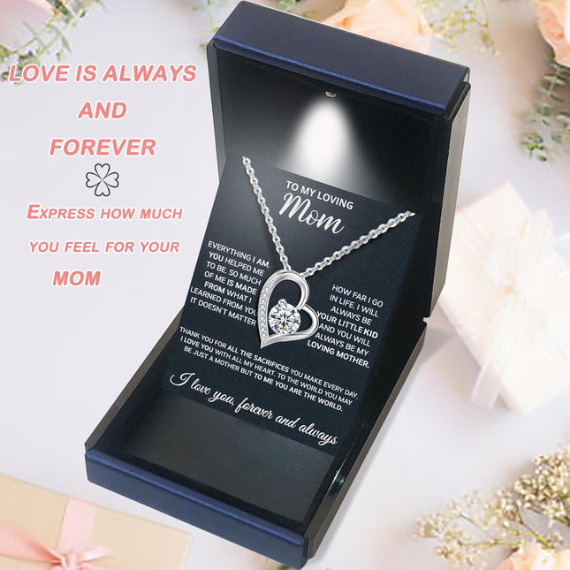 925 Mom Necklace Gift for Mother's Day