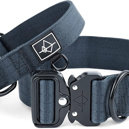 Made to ROAM Premium Dog Collar - Adjustable Heavy Duty Nylon Collar with Quick-Release Metal Buckle (Colorado Nightsky, Classic Size 4)