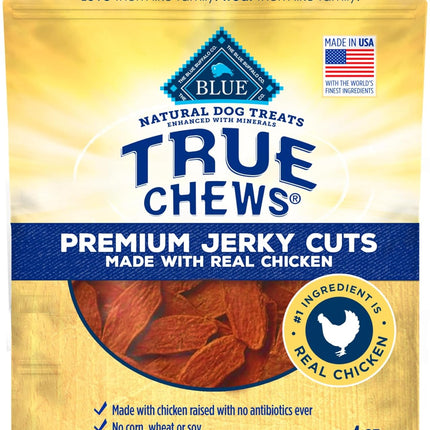 Blue Buffalo True Chews Premium Jerky Cuts Dog Treats with Natural Ingredients Chicken