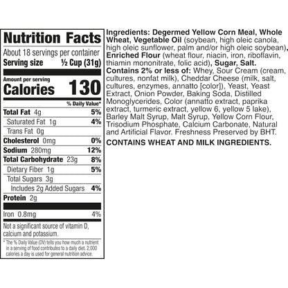 Cheddar Snack Mix, Salty Snacks Tub, 20 oz - photo 2