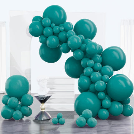 Dark Brown Balloons 100pcs Boho Coffee Neutral Different Sizes