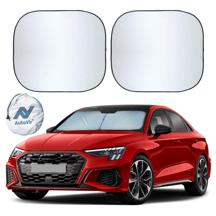 Car Windshield Sun Shade Foldable | Front Windshield Shade for Sun, Heat and UV Rays | Sunshade for Car Front Window and Interior Sun Protection | Medium (28 x 31 inches)