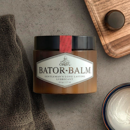 Bator Balm (Regular) Premium Oil-Based Personal Lubricant for Men - Long Lasting, No Drying Out, Easy Clean Up, Moisturizing 6oz