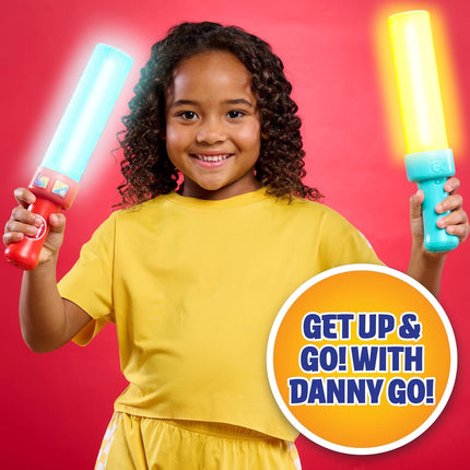 Danny Go! Color Beat Drumsticks - Officially Licensed Light-Up Musical Drumsticks Toy for Preschool and Elementary School Kids Inspired by Danny Go! Show
