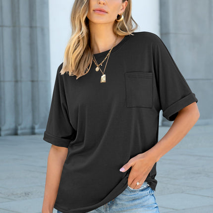 Blusas de mujer de manga corta, camisetas oversize