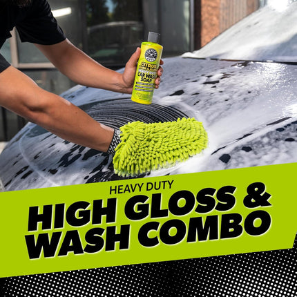 Chemical Guys Car Cleaning Kit - With Car Wash Soap, Wheel Cleaner, Total Interior, Car Wash Mitt - Interior and Exterior Wash Kit With Vehicle Cleaning and Detailing Accessories - 7 Item Kit