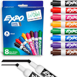 Low-Odor Chisel Tip Dry Erase Markers for Home & Kitchen