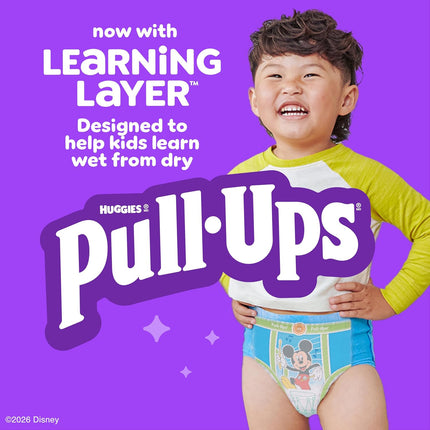 Pull-Ups Boys' Potty Training Pants, Size 6T-7T Training Underwear (55-75 lbs), 13 Count