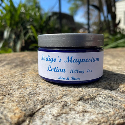 Indigo's Magnesium Lotion 1000mg (4oz, Beach Bum)