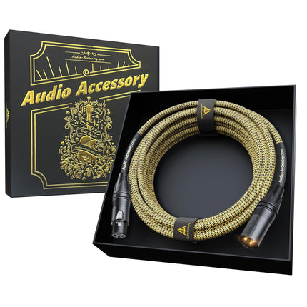 XLR Cables 10ft, Neutrik REAN Connectors, Dual Shielded