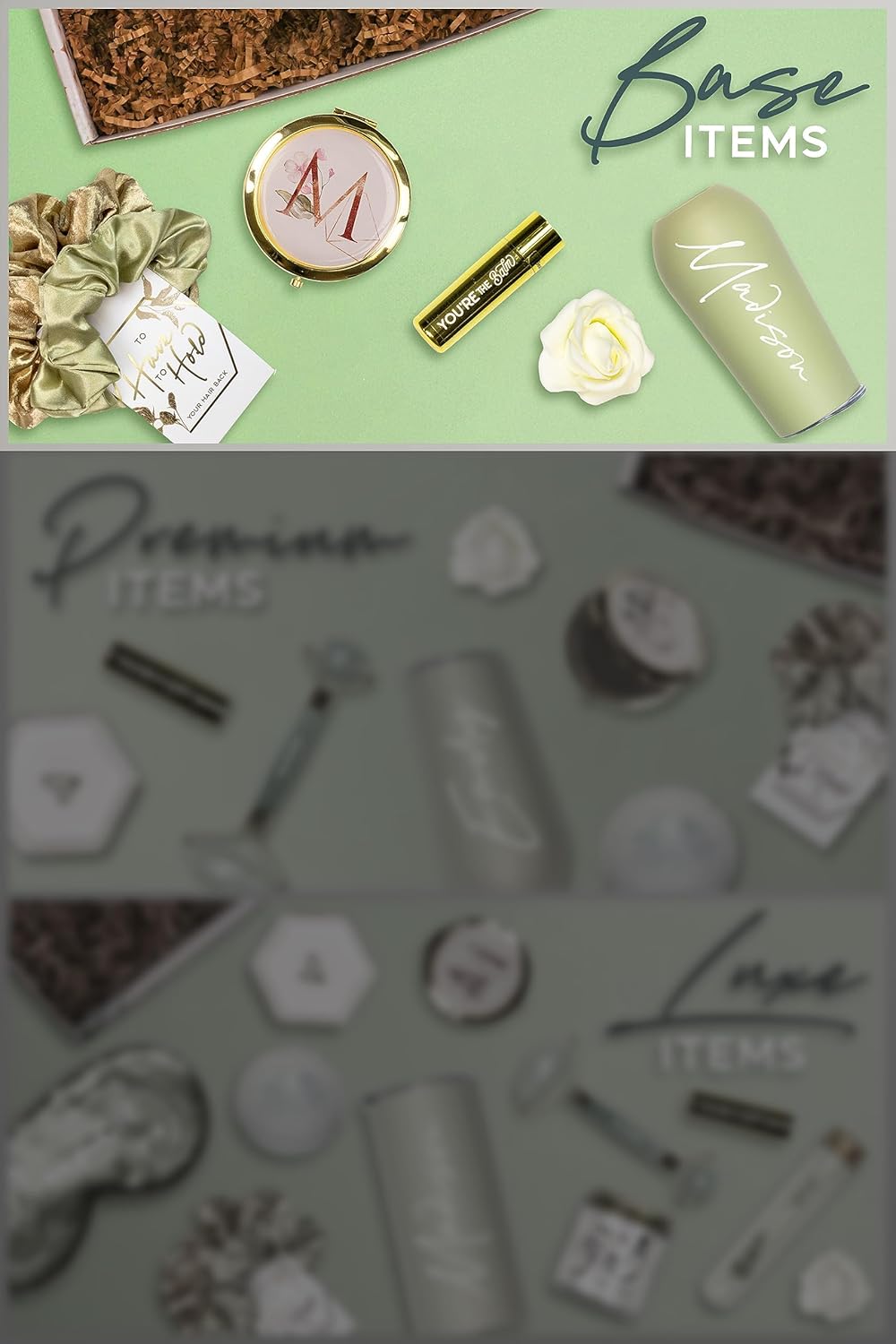 Personalized Bridesmaid Proposal Gift Set in Sage - photo 4