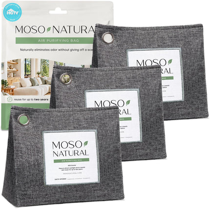 Air Purifying Bag 600g, Premium Charcoal Odor Absorber