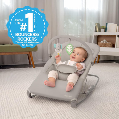Vibrating Rocker Lightweight Foldable Infant Seat - photo 2