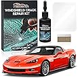 Upgrade Durable Resin Windshield Crack Repair Kit, DIY Car Windshield Repair Kit for Chips & Cracks
