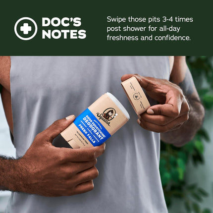 Dr. Squatch Natural Men’s Deodorant – Aluminum Free Natural Deodorant Men with Charcoal & Postbiotics for 72-Hour Odor Protection – Summer Citrus + Cool Fresh Aloe, 2.65oz Stick (2-Pack)